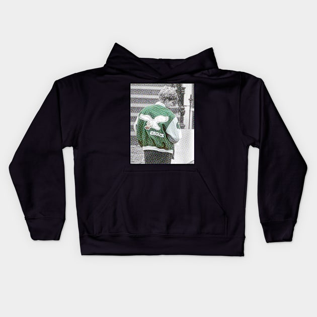 The Princes Diana Halftone Kids Hoodie by abdyur